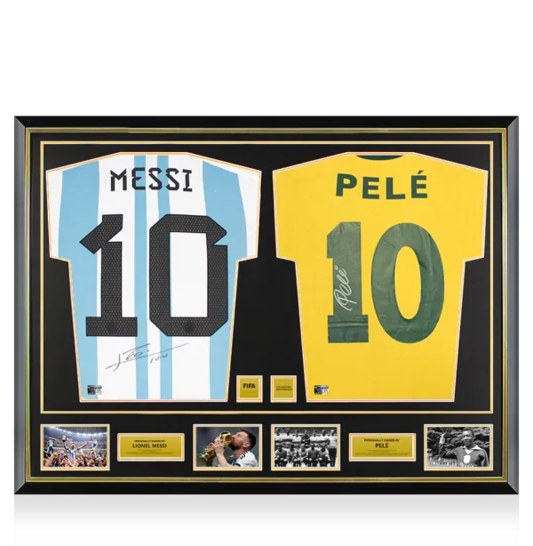 maillots lionel messi et pele nations