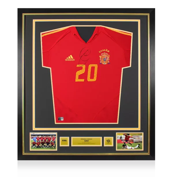 maillots xavi espagne